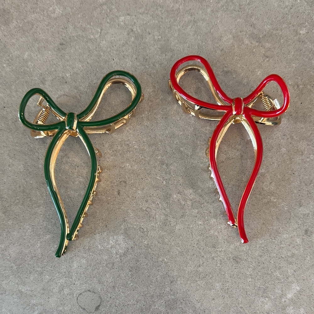 Bow Hair Clips